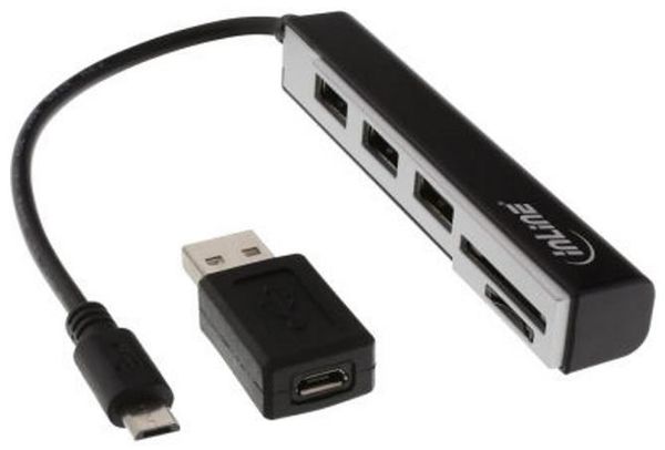 InLine 66775C USB OTG Cardreader für SDXC und microSD mit Adapter