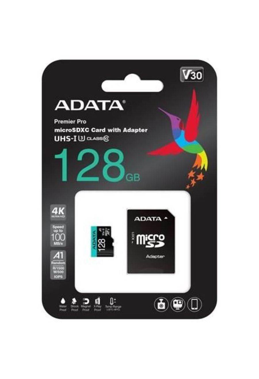 ADATA microSDXC Premier Pro UHS-I U3 128GB inkl. Adapter